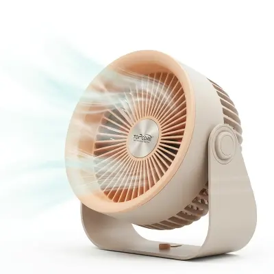 TopCore Desktop Fan With 4 Speeds, Wireless, 10-hour Runtime, And Natural Wind Model For A Quiet, Long-lasting, And Portable Cooling Experience